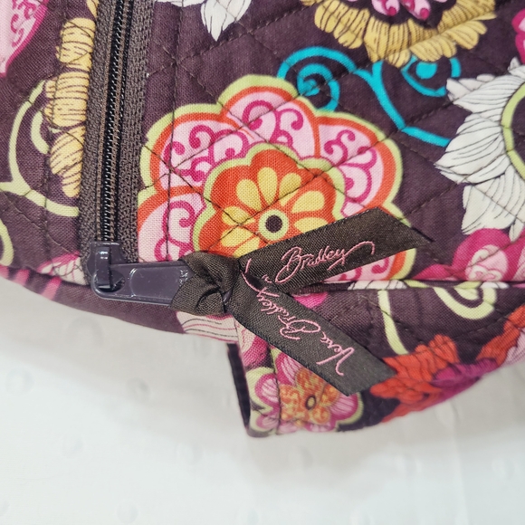 Vera Bradley Cargo Sling Cross Body Purse Mod Floral Pink Retired - Picture 5 of 14